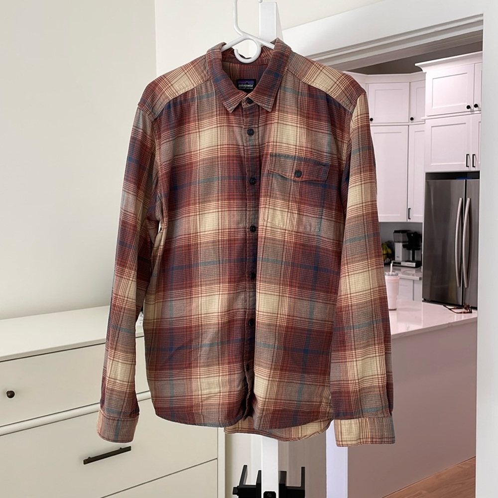 Men's Long-Sleeved Lightweight Fjord Flannel Shirt